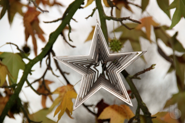'Kleiner Stern' für Weihnachtsbaum als Windspiel